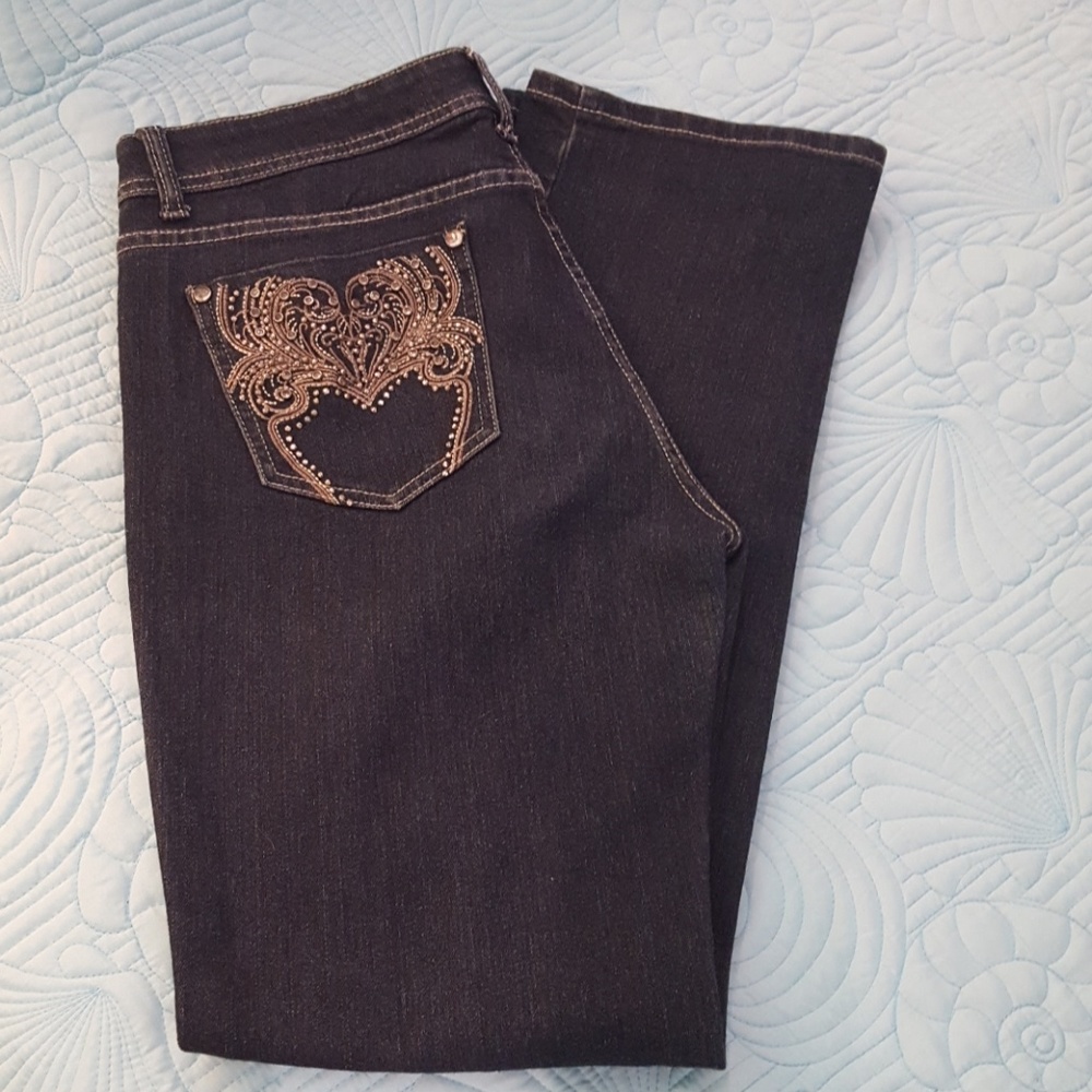 Daniel Embellished Blue Jeans